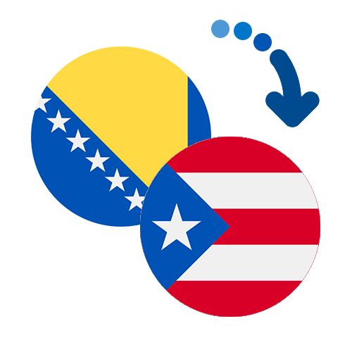 How to send money from Bosnia And Herzegovina to Puerto Rico