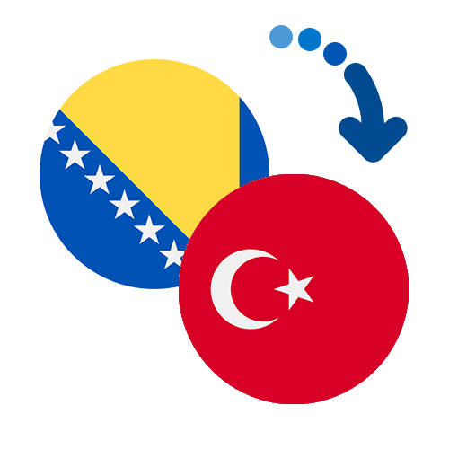 Wie kann man online Geld von Bosnien und Herzegowina in die Türkei senden?