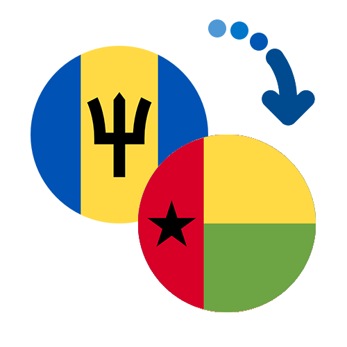 ¿Cómo mandar dinero de Barbados a Guinea-Bissau?