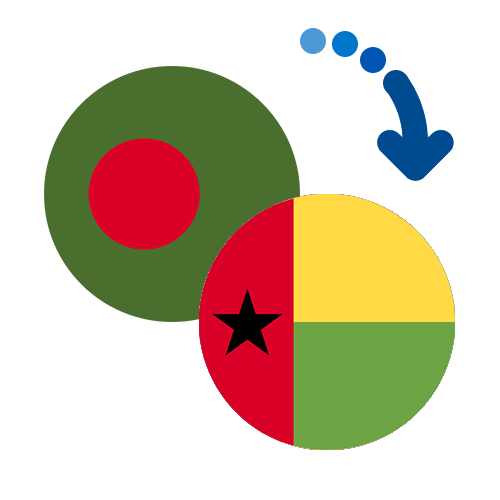 ¿Cómo mandar dinero de Bangladesh a Guinea-Bissau?