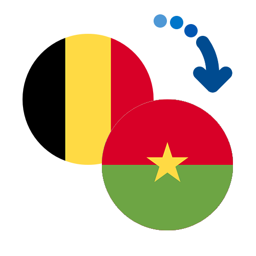 Wie kann man online Geld von Belgien nach Burkina Faso senden?