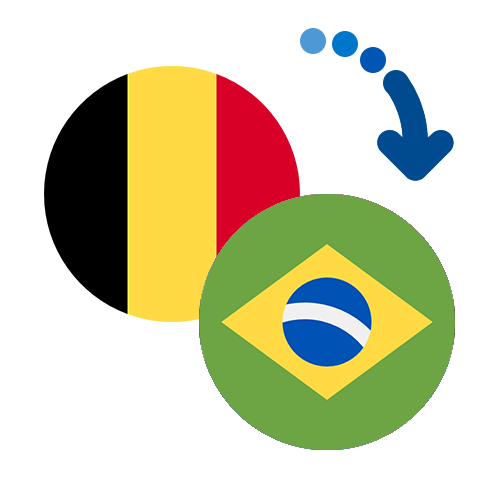 How to send money from Belgium to Brazil