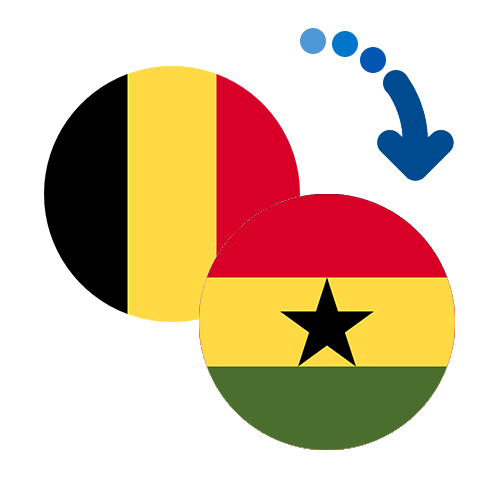Wie kann man online Geld von Belgien nach Ghana senden?
