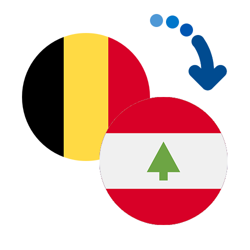 How to send money from Belgium to Lebanon