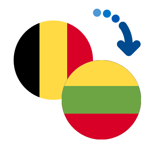 Как перевести деньги из Бельгии в Литву