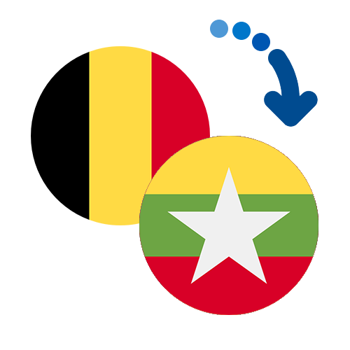 How to send money from Belgium to Myanmar