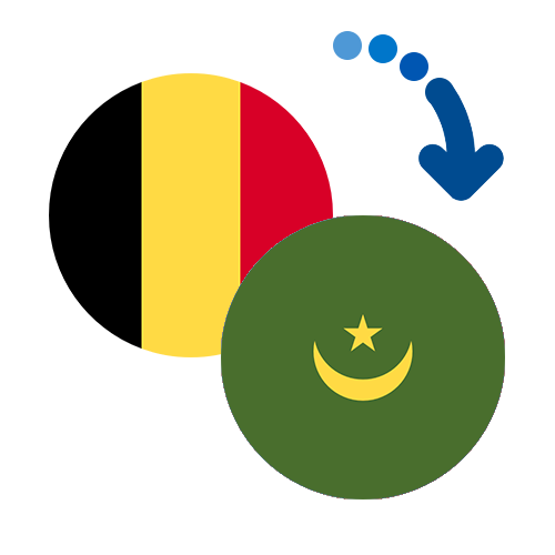 How to send money from Belgium to Mauritania