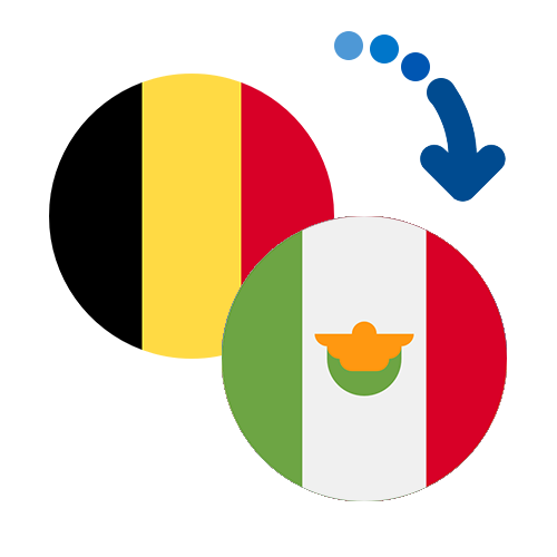 How to send money from Belgium to Mexico
