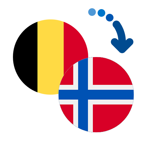 How to send money from Belgium to Norway