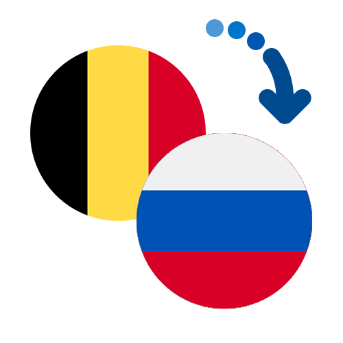 How to send money from Belgium to Russia