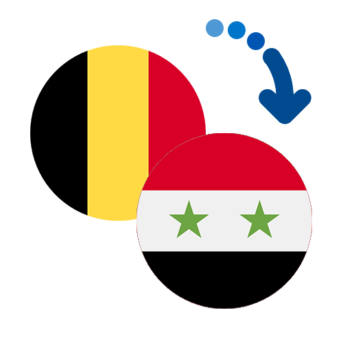 Wie kann man online Geld von Belgien nach Syrien senden?