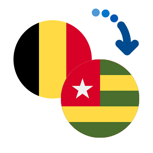 Wie kann man online Geld von Belgien nach Togo senden?