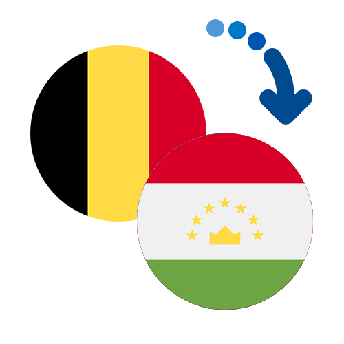 How to send money from Belgium to Tajikistan