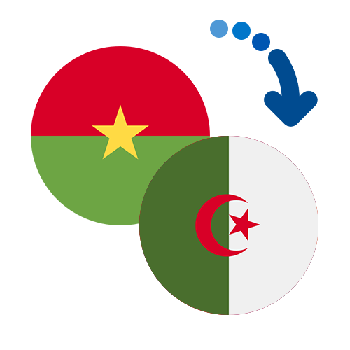 Wie kann man online Geld von Burkina Faso nach Algerien senden?