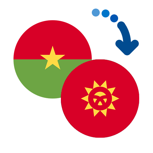 Wie kann man online Geld von Burkina Faso nach Kirgisistan senden?