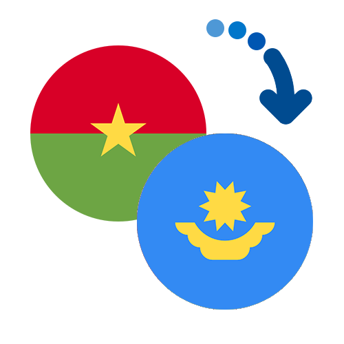 ¿Cómo mandar dinero de Burkina Faso a Kazajstán?