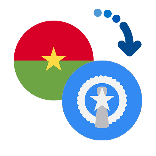 ¿Cómo mandar dinero de Burkina Faso a las Islas Marianas del Norte?