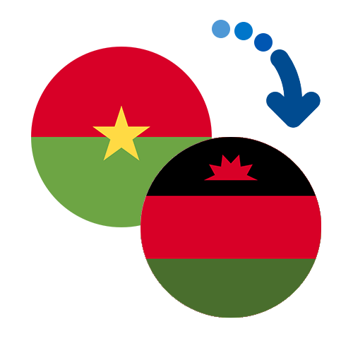 Wie kann man online Geld von Burkina Faso nach Malawi senden?