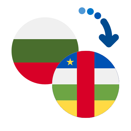 Wie kann man online Geld von Bulgarien in die Zentralafrikanische Republik senden?