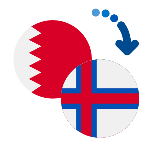 Wie kann man online Geld von Bahrain auf die Färöer Inseln senden?