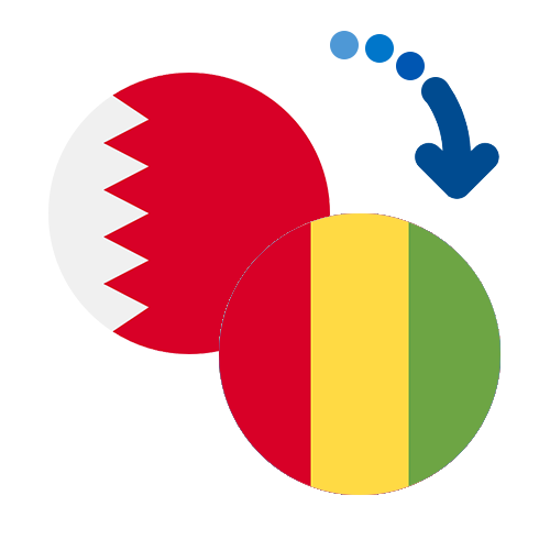 Wie kann man online Geld von Bahrain nach Guinea senden?