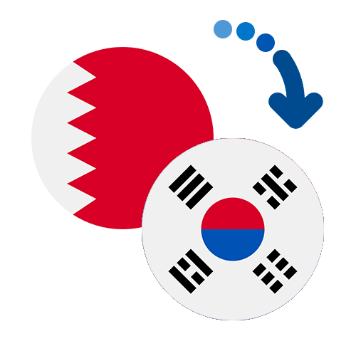 Wie kann man online Geld von Bahrain nach Südkorea senden?