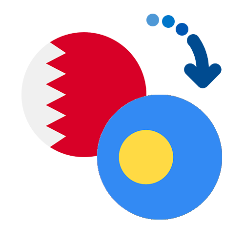 How to send money from Bahrain to Palau