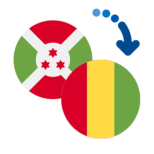 Wie kann man online Geld von Burundi nach Guinea senden?