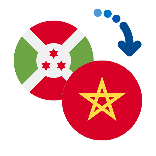Wie kann man online Geld von Burundi nach Marokko senden?