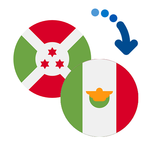 Wie kann man online Geld von Burundi nach Mexiko senden?