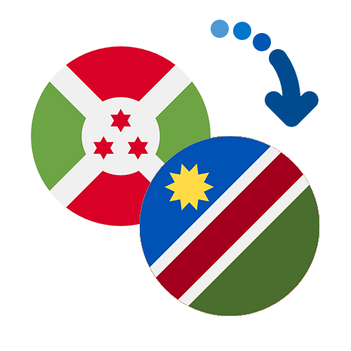 How to send money from Burundi to Namibia