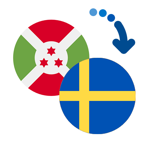 Wie kann man online Geld von Burundi nach Schweden senden?