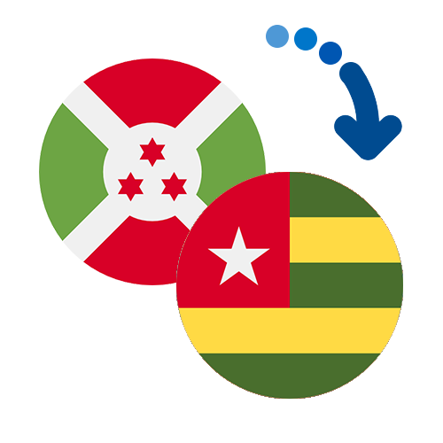 Wie kann man online Geld von Burundi nach Togo senden?