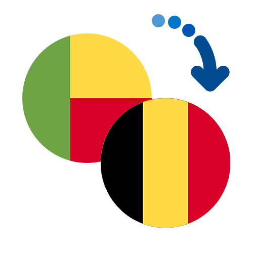 ¿Cómo mandar dinero de Benín a Bélgica?