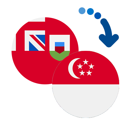 Jak wysłać pieniądze z Bermudów do Singapuru online?