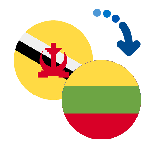 ¿Cómo mandar dinero de Brunei Darussalam a Lituania?