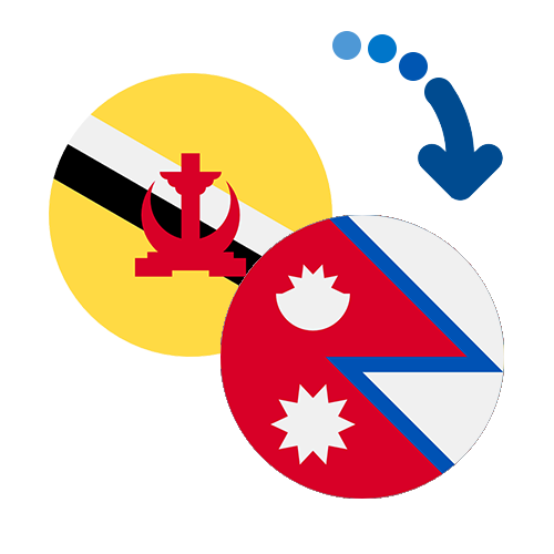 Wie kann man online Geld von Brunei Darussalam nach Nepal senden?
