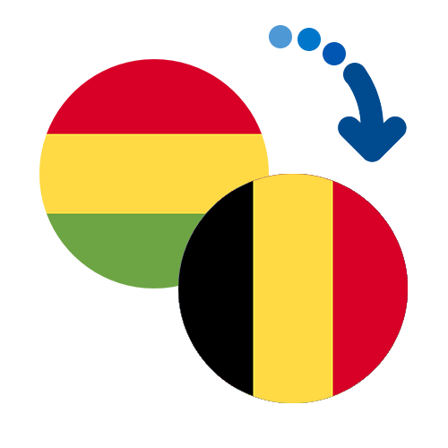How to send money from Bolivia to Belgium
