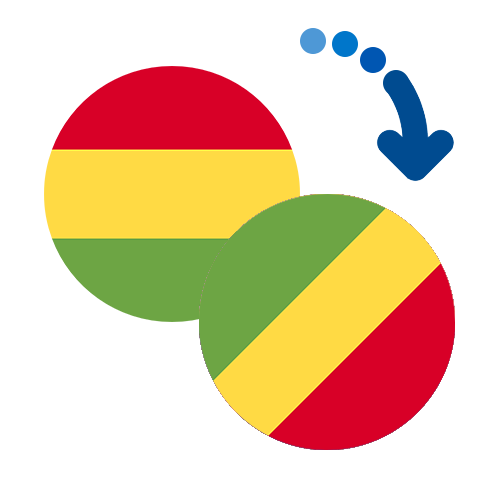 Wie kann man online Geld von Bolivien nach Kongo (RDC) senden?