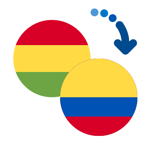 ¿Cómo mandar dinero de Bolivia a Colombia?