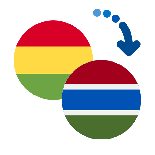 How to send money from Bolivia to the Gambia