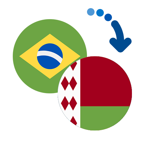Wie kann man online Geld von Brasilien nach Belarus senden?