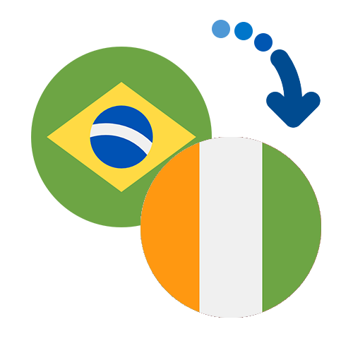 Jak wysłać pieniądze z Brazylii do Wybrzeże Kości Słoniowej online?