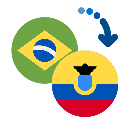 Wie kann man online Geld von Brasilien nach Ecuador senden?