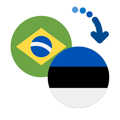 Wie kann man online Geld von Brasilien nach Estland senden?