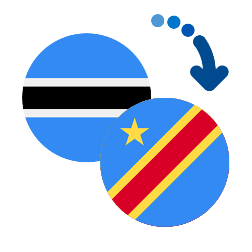Jak wysłać pieniądze z Botswany do Demokratycznej Republiki Konga online?