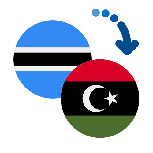 ¿Cómo mandar dinero de Botsuana a Libia?