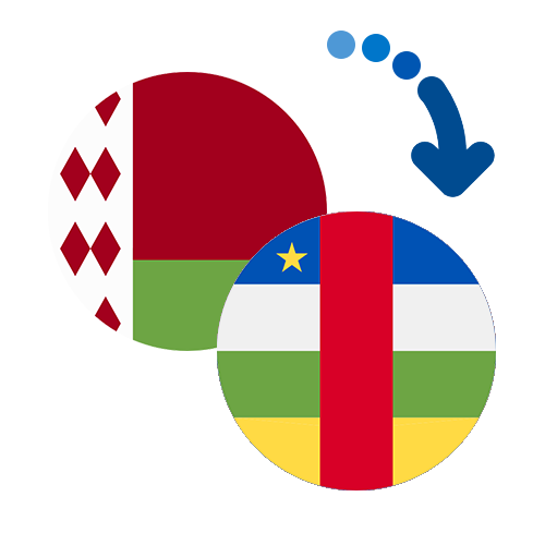 Wie kann man online Geld von Belarus in die Zentralafrikanische Republik senden?