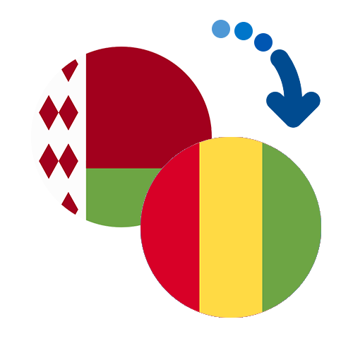 Wie kann man online Geld von Belarus nach Guinea senden?