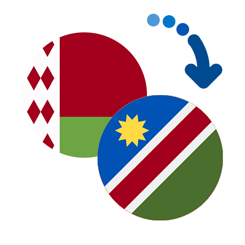 Wie kann man online Geld von Belarus nach Namibia senden?